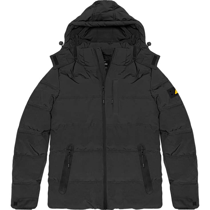 MJK-174A Double  Padded Jackets (Μεγάλα μεγέθη) (Black)
