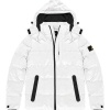 MJK-174A Double  Padded Jackets (Μεγάλα μεγέθη) (White)