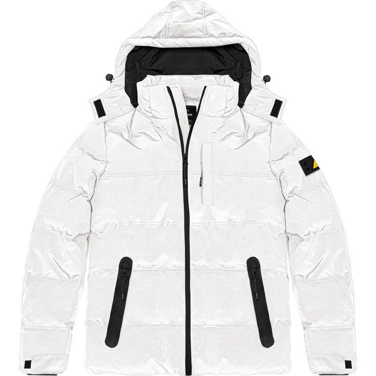 MJK-174A Double  Padded Jackets (Μεγάλα μεγέθη) (White)