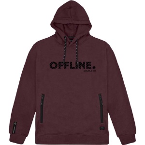 MTOP-81A Double Hoodie Brushed Fleece (Μεγάλα μεγέθη) (Bordeaux)