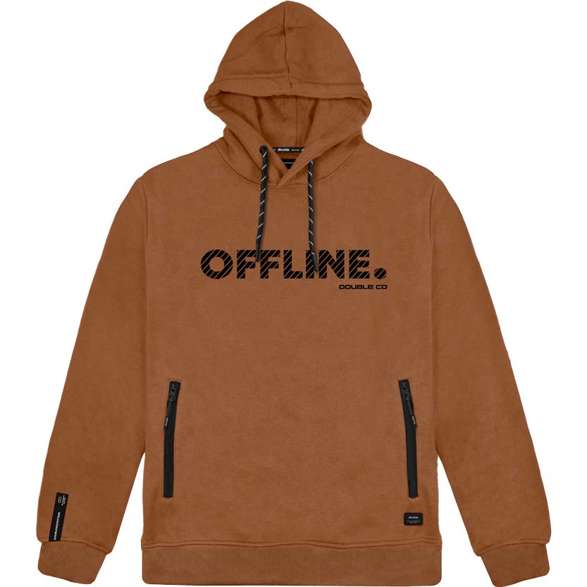 MTOP-81A Double Hoodie Brushed Fleece (Μεγάλα μεγέθη) (Camel)