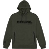 MTOP-81A Double Hoodie Brushed Fleece (Μεγάλα μεγέθη) (Khaki)