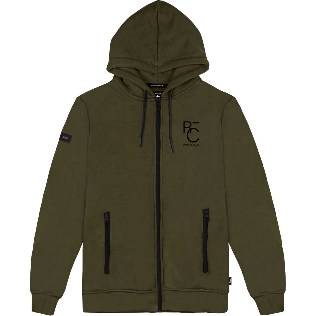 RMTOP-68 Rebase Brushed Fleece Top (Olive)