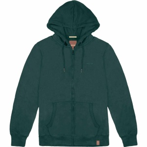 RMTOP-78 Rebase Brushed Fleece Full Zip Hoodie (Forest Green)