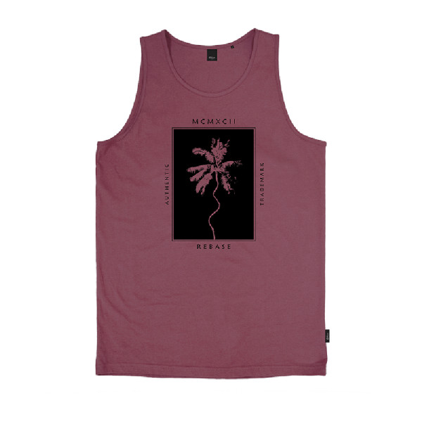 RTSL-6SA Rebase Tank Top (μεγάλα μεγέθη)(dusty wine)