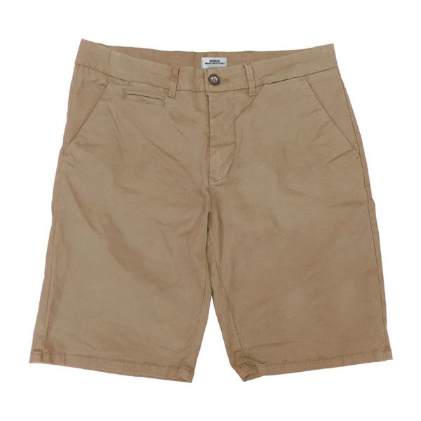 MSHO-104A Double Chinos Shorts (μεγάλα μεγέθη)(camel)