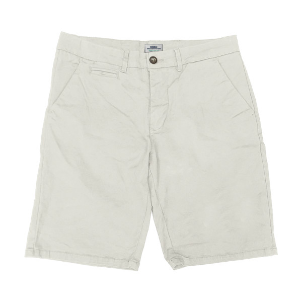 MSHO-104A Double Chinos Shorts (μεγάλα μεγέθη)(off-white)