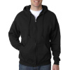 SWZ-280 Keya Hooded sweatshirt with full zip Χρώμα Μαύρο