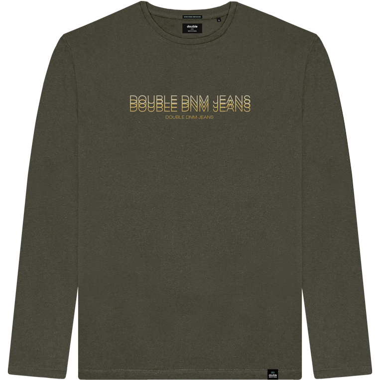 TS-237A Double Round Neck Graphic Print (Khaki)