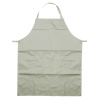 Apron 03 Ποδιά Μαγείρων μακριά με στηθούρι Χρώμα Μπεζ
