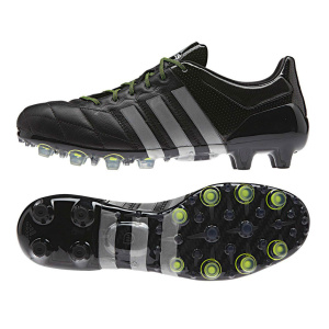 B32819 Adidas Ace 15.1 FG/AG Leather (cblack/silvmt/syello)
