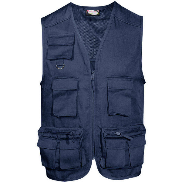 FAG014 Fageo Γιλέκο εργασίας Χρώμα Μπλε