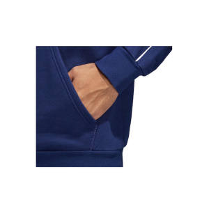 CV3332 Adidas Core 18 Ανδρικό Φούτερ με Κουκούλα και Τσέπες (Navy)