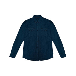 DS-21A Double Denim Shirt (Μεγάλα μεγέθη) Blue