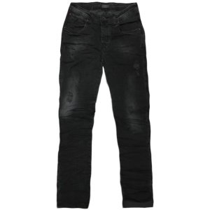 MJP-25A Double Ανδρικό παντελόνι jean (μεγάλα μεγέθη) Χρώμα Μαύρο