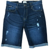 MJS-13VA Double Ανδρική βερμούδα τζην (μεγάλα μεγέθη) Χρώμα Μπλε