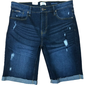 MJS-13VA Double Ανδρική βερμούδα τζην (μεγάλα μεγέθη) Χρώμα Μπλε