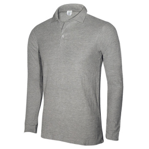 MPLS-180 Keya Polo Long Sleeve Χρώμα Γκρι