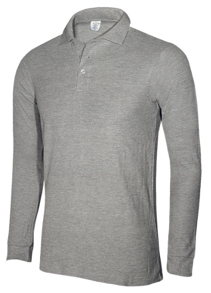 MPLS-180 Keya Polo Long Sleeve Χρώμα Γκρι