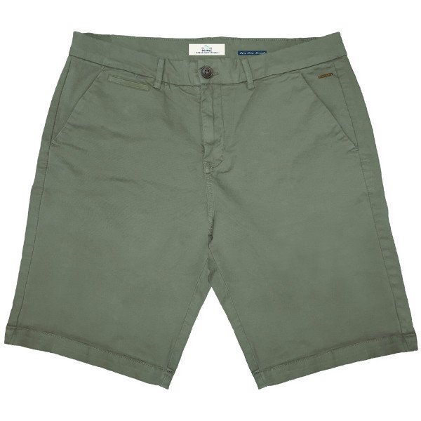 MSHO-96 18 Double Ανδρική Βερμούδα Χρώμα Λαδί