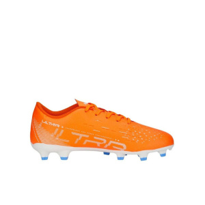 107233-01 Puma Παιδικά Ποδοσφαιρικά Παπούτσια Ultra Play με Τάπες Πορτοκαλί