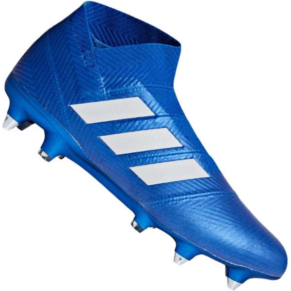 DB2068 Adidas Men Nemeziz 18 Sg Shoe Blue/White