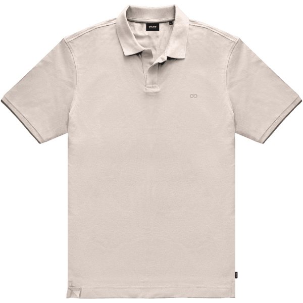PS-318S Polo Pique With Buttonless Placket Ice Grey
