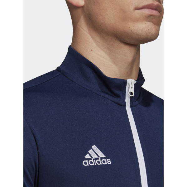 H57523 Adidas Men Entrada 22 Track Jacket Navy/Blue/White