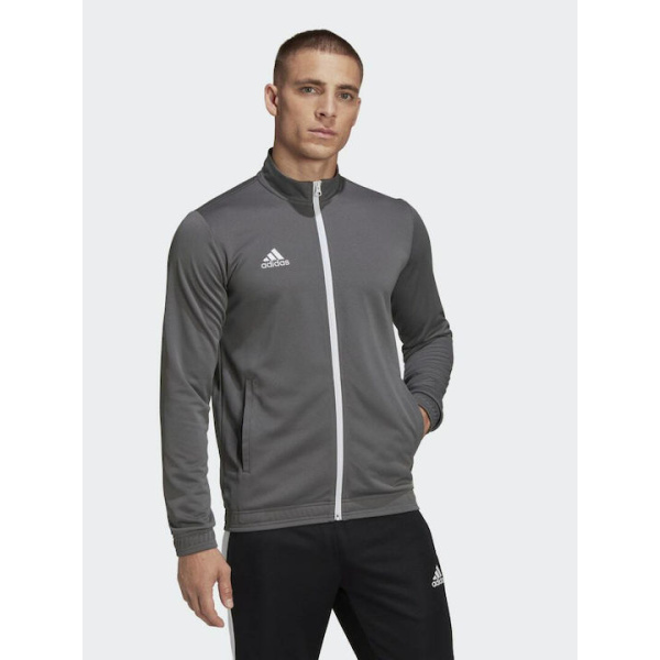 H57522 Adidas Men Entrada 22 Track Jacket Grey/White