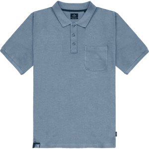 PS-31SA Double Polo Pique Shirts (Μεγάλα Μεγέθη) LT Blue