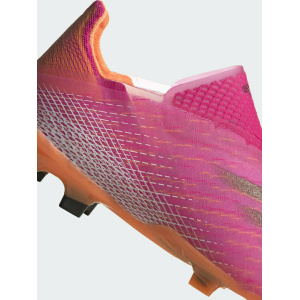 FW6967 Adidas Jr X Ghosted Fg Shoe Pink/Orange/Black