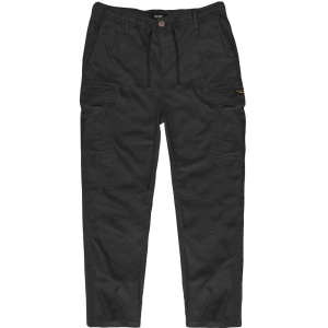CCP-415 Double Cargo Pants With Elastic Waistband Black
