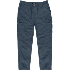 CCP-415 Double Cargo Pants With Elastic Waistband Stone Blue