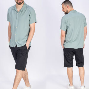 GS-506SA Double Shirts Sage Blue