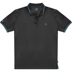 PS-307S Double Polo Pique Black