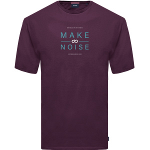 TS-2000S Double T-Shirts With Graphic Print Aubergine