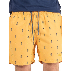 MTS-134A Double All Over Print Shorts (Μεγάλα μεγέθη) Yellow