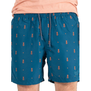MTS-134A Double All Over Print Shorts (Μεγάλα μεγέθη) Teal