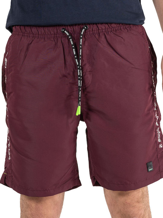 MTS-136A Double Taslon Short (Mεγάλα μεγέθη) Μπορντώ