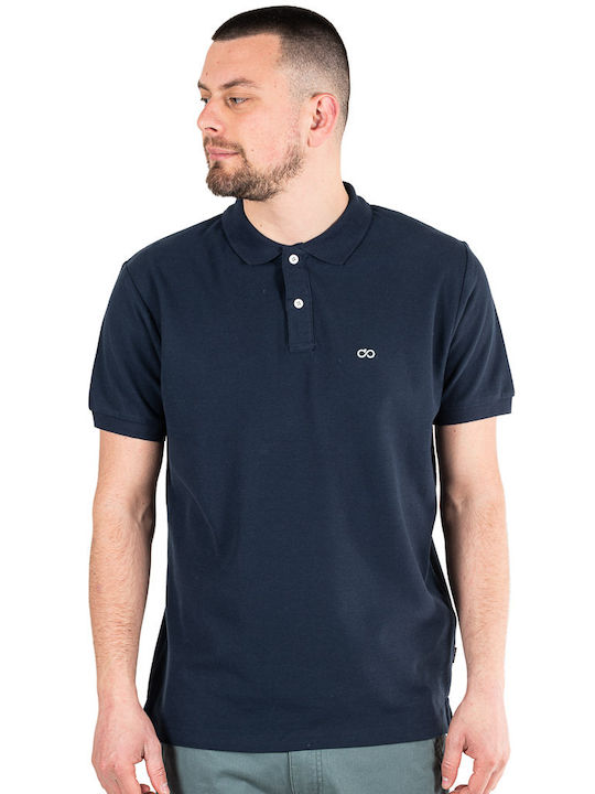 PS-32SA Double Polo Pique Mao Collar (Μεγάλα Μεγέθη) Navy PS-32SA Double Polo Pique Mao Collar (Μεγάλα Μεγέθη) Navy