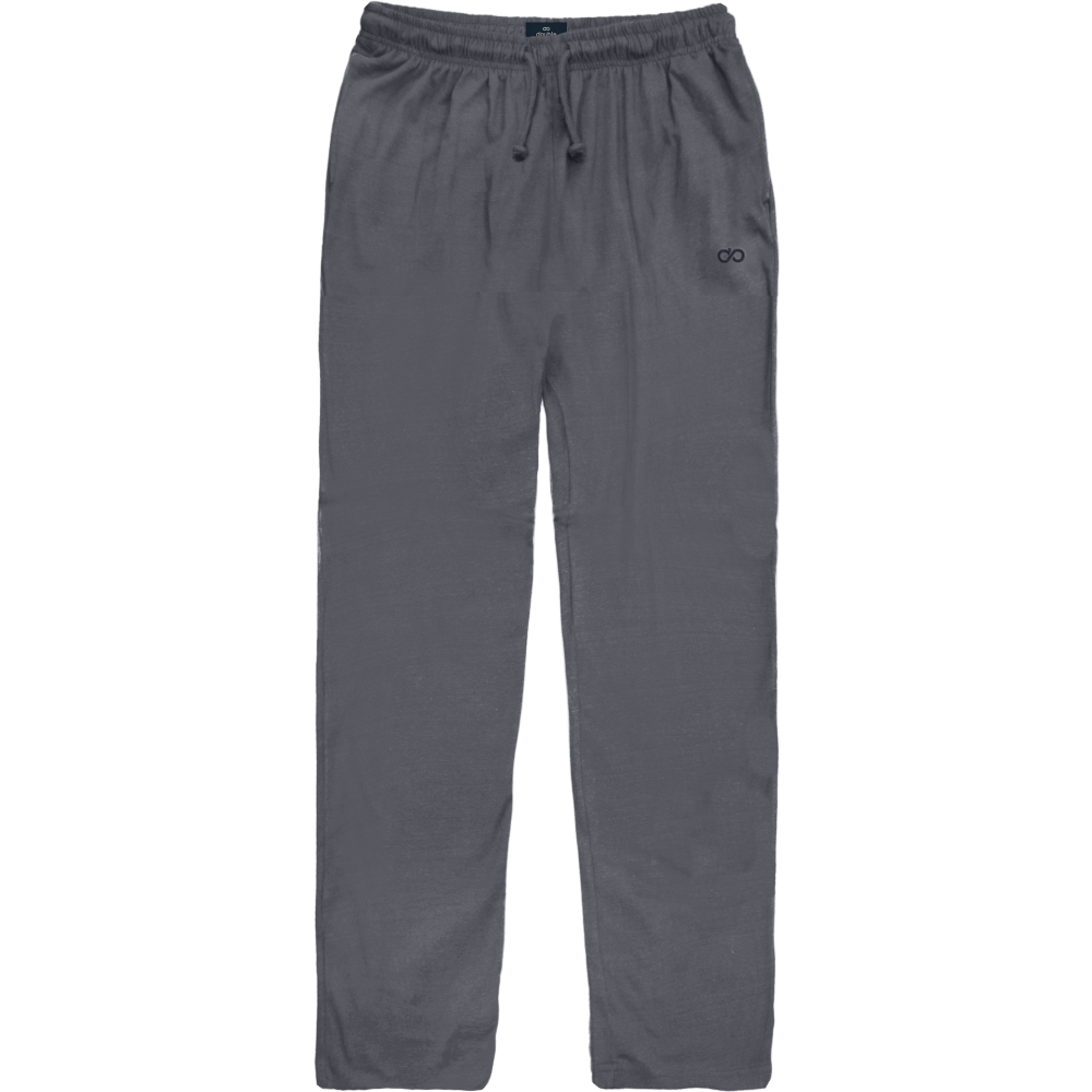 MPAN-05A Double Jersey Jogger Pants (Μεγάλα Μεγέθη) DK Grey