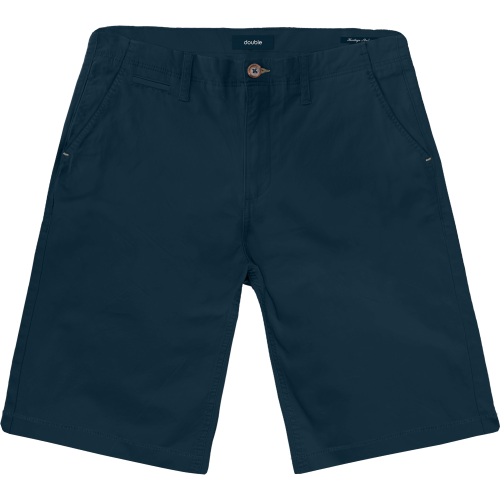 MSHO-722-Double Shorts Chinos Navy