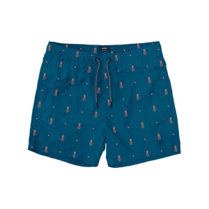 MTS-134VA Double All Over Print Shorts (Μεγάλα μεγέθη) Teal