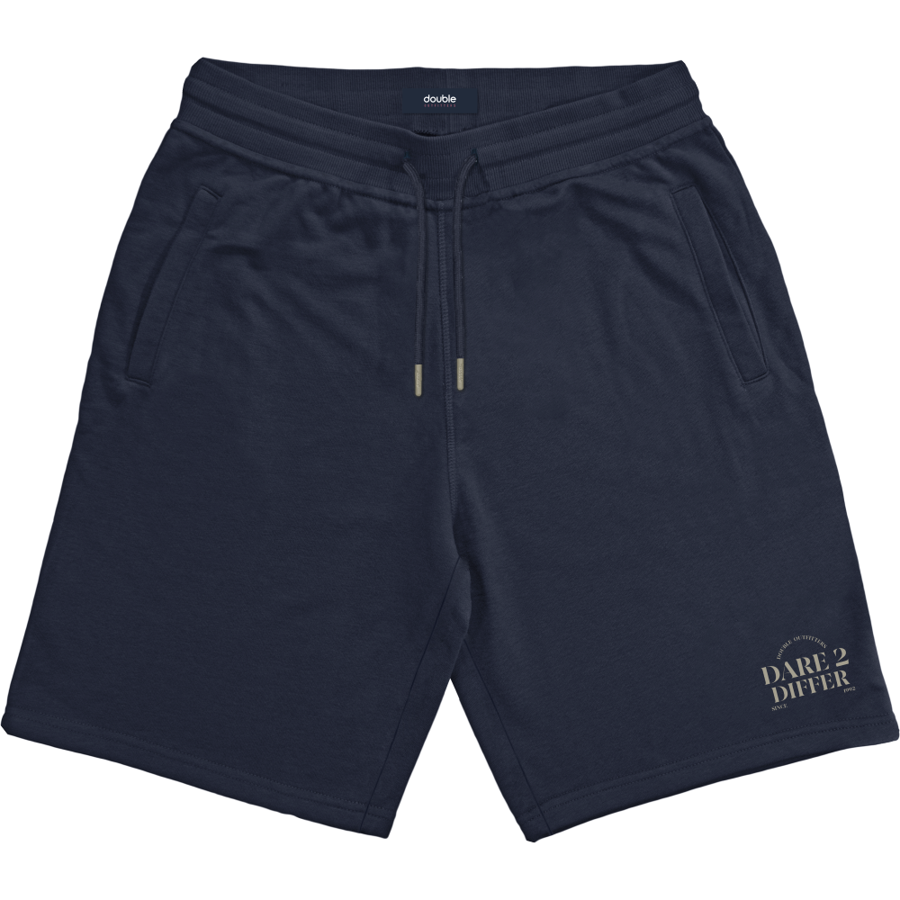 MS-603A Double Terry Fleece Shorts (Μεγάλα Μεγέθη) Navy