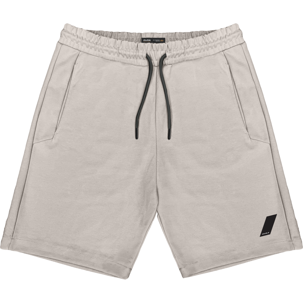 MS-604 Double Interlock Shorts LT Ash