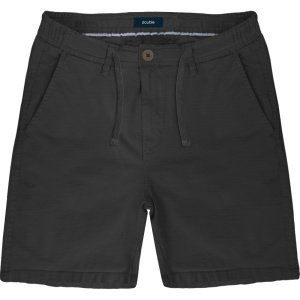 MSHO-725 Double Shorts Shorts Linen With Half Elastic Waistband Linen Black