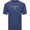 TS-2017SA Double T-Shirts Flama With Graphic Print Indigo (Μεγάλα μεγέθη)