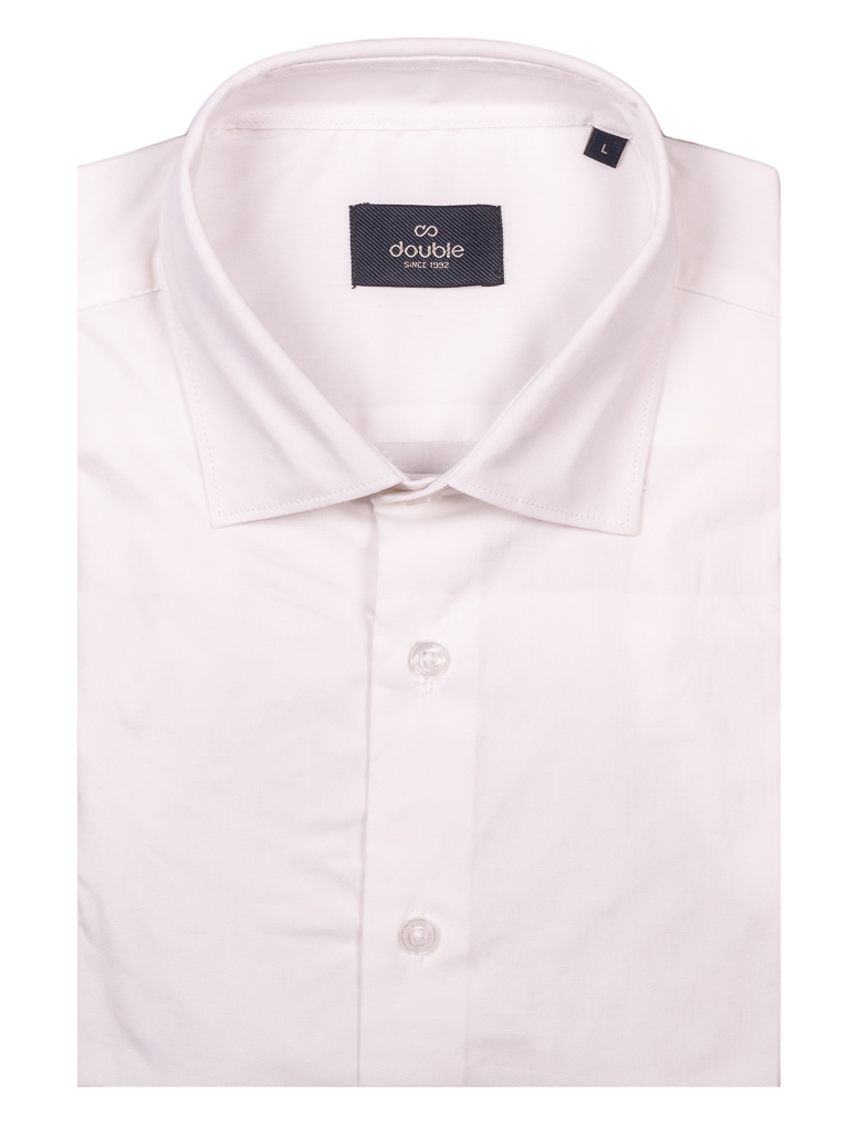 GS-5039A Double Μακρυμάνικο Πουκάμισο (Μεγάλα μεγέθη) White