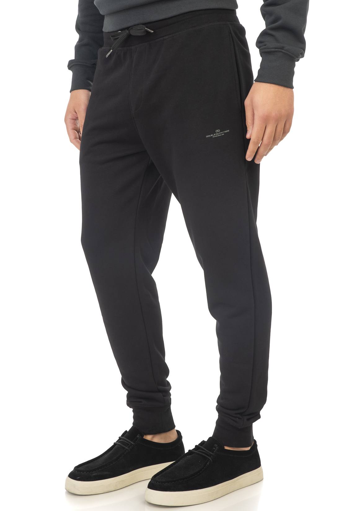 MPAN-6004 Double Παντελόνια Φόρμας Black