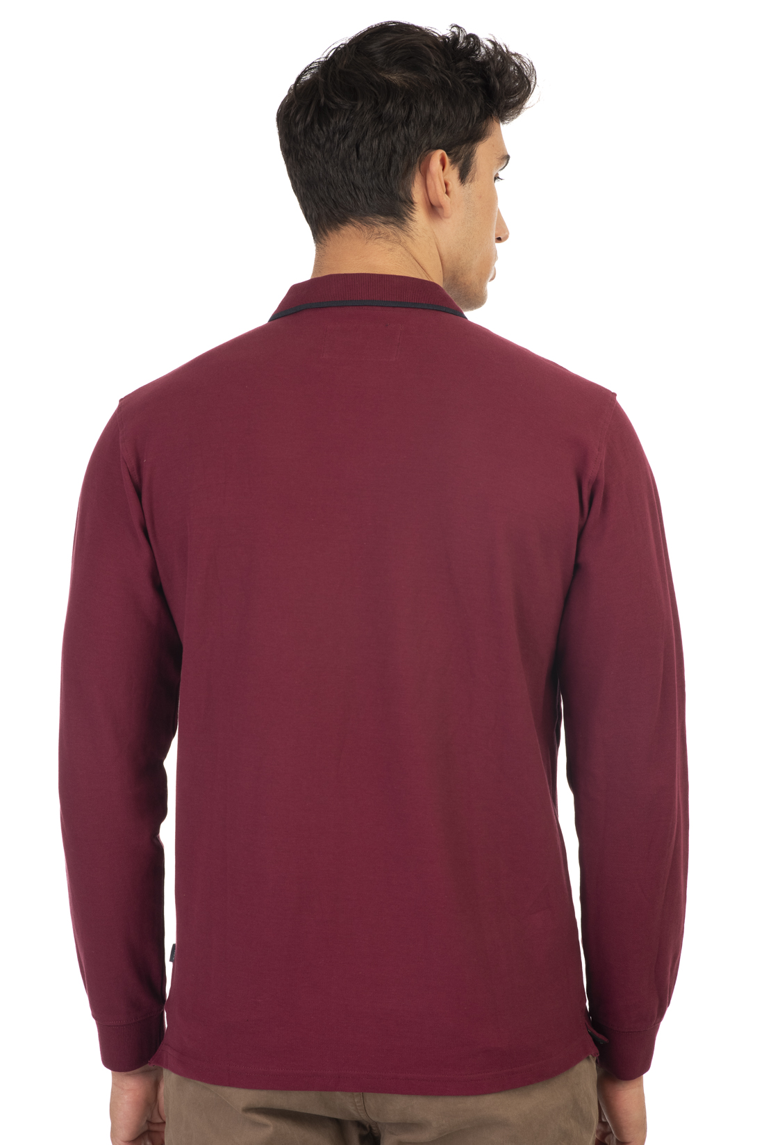 PS-3002 Double T-Shirts Polo Pique DK Bordeaux